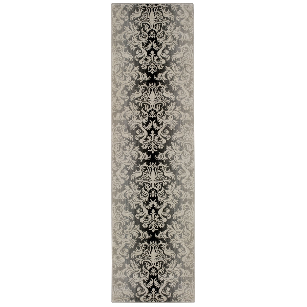 Riviera Area Rug, Charcoal, 2'3" x 8'