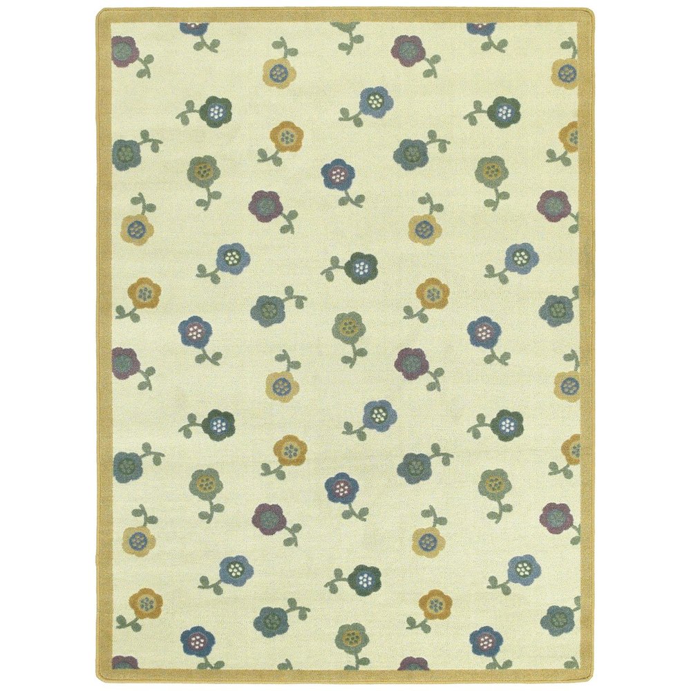 Kid Essentials Awesome Blossom 7'8" x 10'9" Area Rug in Color Soft