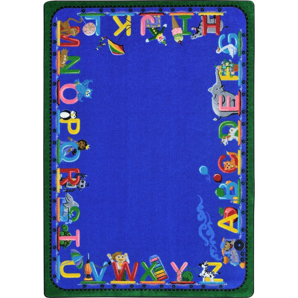 Kid Essentials Choo Choo Letters 10'9" x 13'2" Area Rug in Color N/A