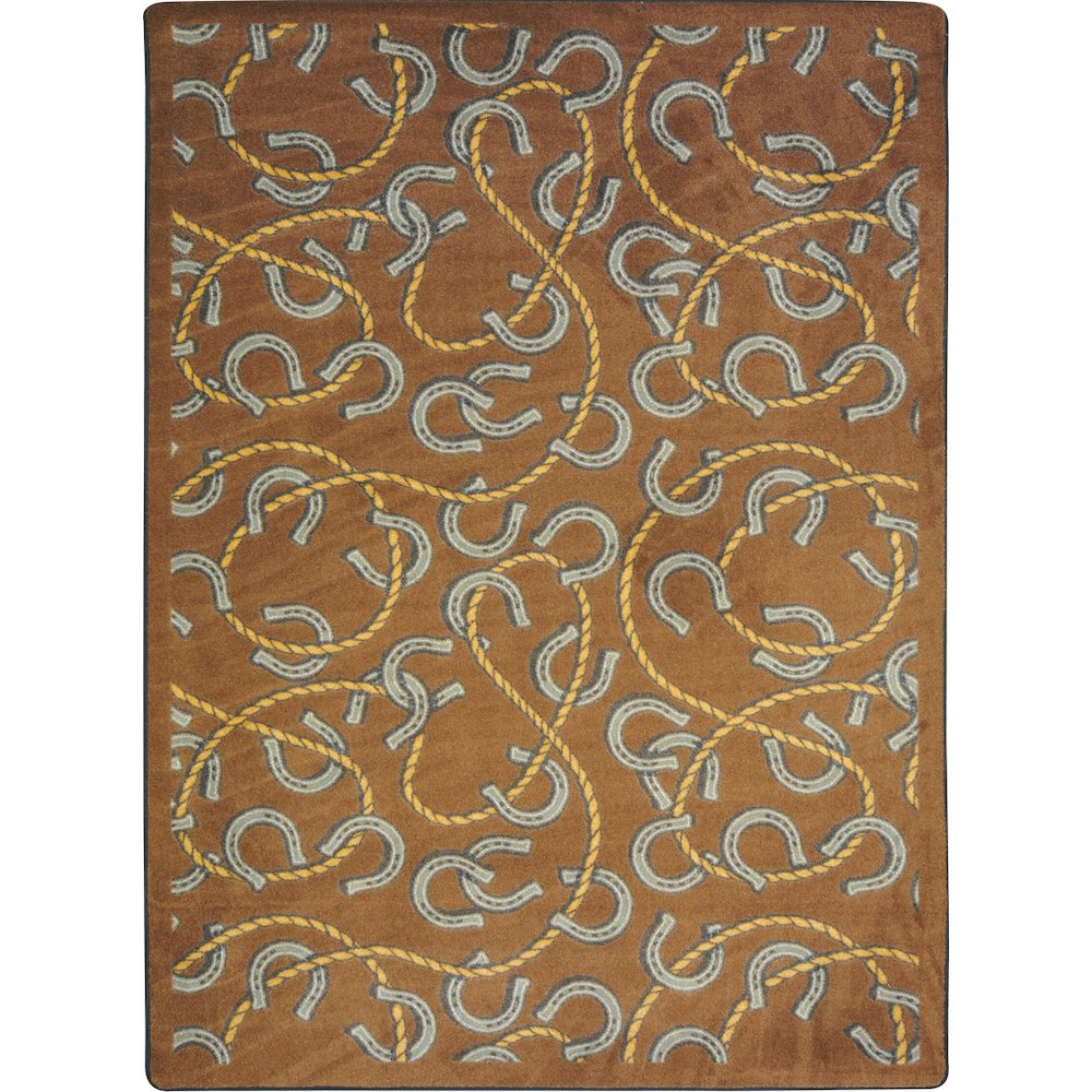 Kaleidoscope Rodeo 10'9" x 13'2" Area Rug in Color Chocolate