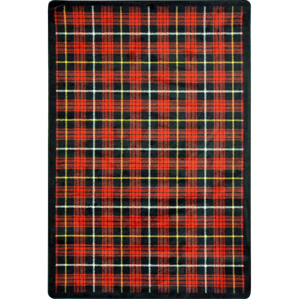 Kaleidoscope Bit O' Scotch 3'10" x 5'4" Area Rug in Color Lumberjack Red