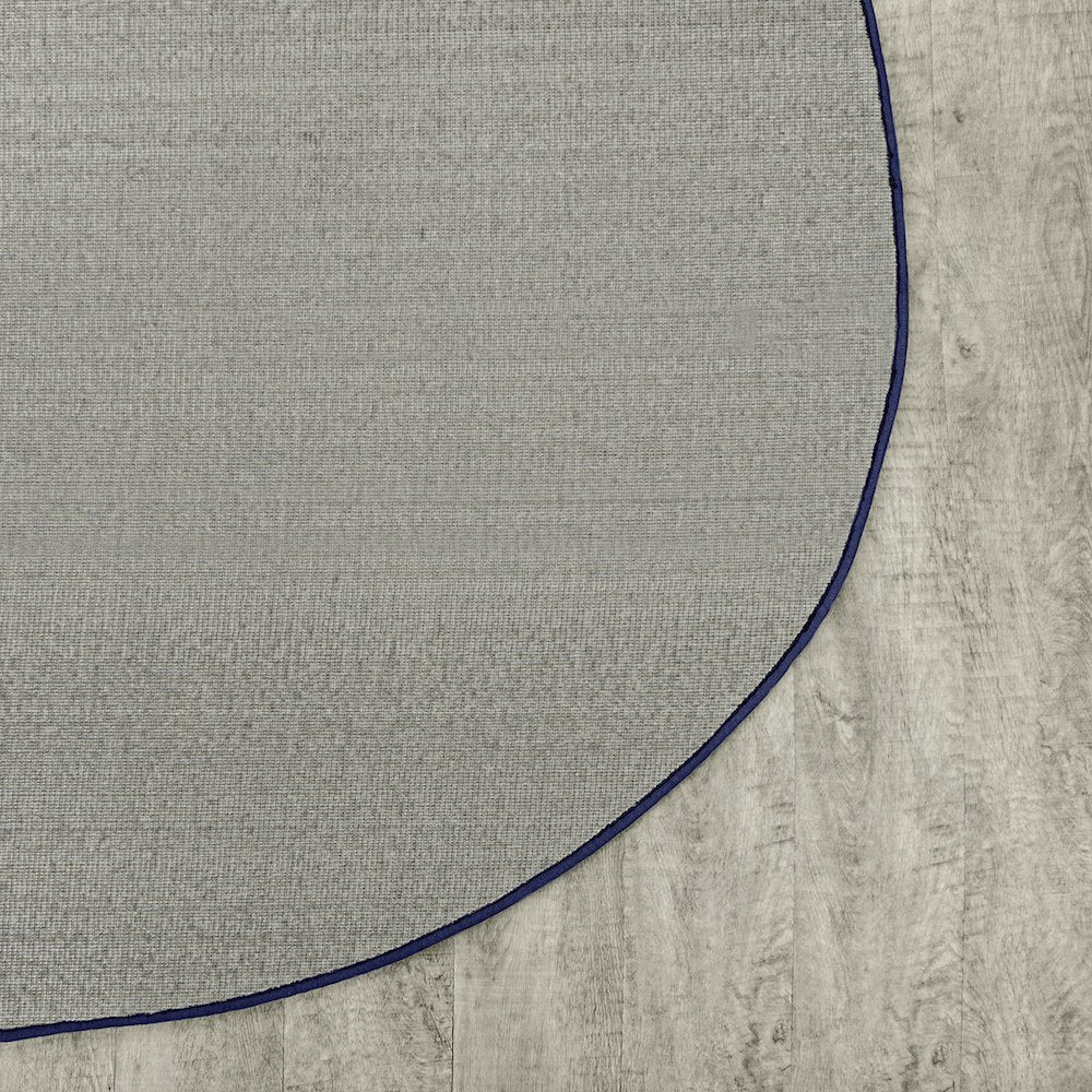 Kid Essentials Endurance 6' x 9' Oval Area Rug in Color Royal Blue