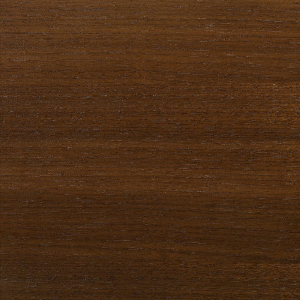 Cirque 54" Round Mid-Century Modern Pedestal Walnut Wood Dining Table with Epoxy Black Metal Base