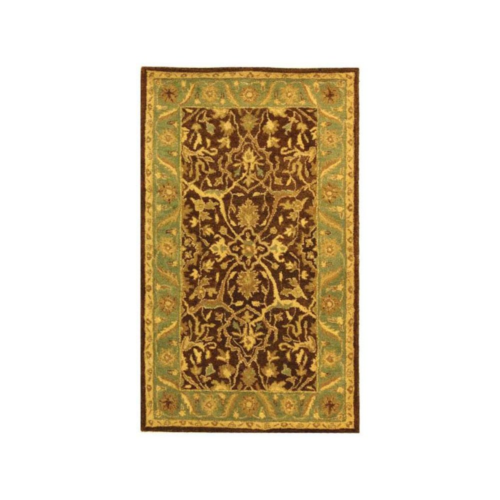 ANTIQUITY, BROWN / GREEN, 4' X 6', Area Rug, AT14F-4
