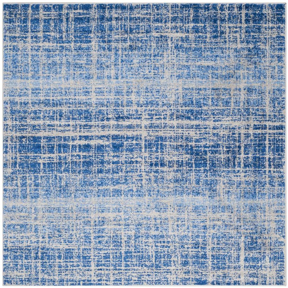 Adirondack, BLUE / SILVER, 6' X 6' Square, Area Rug, ADR116D-6SQ