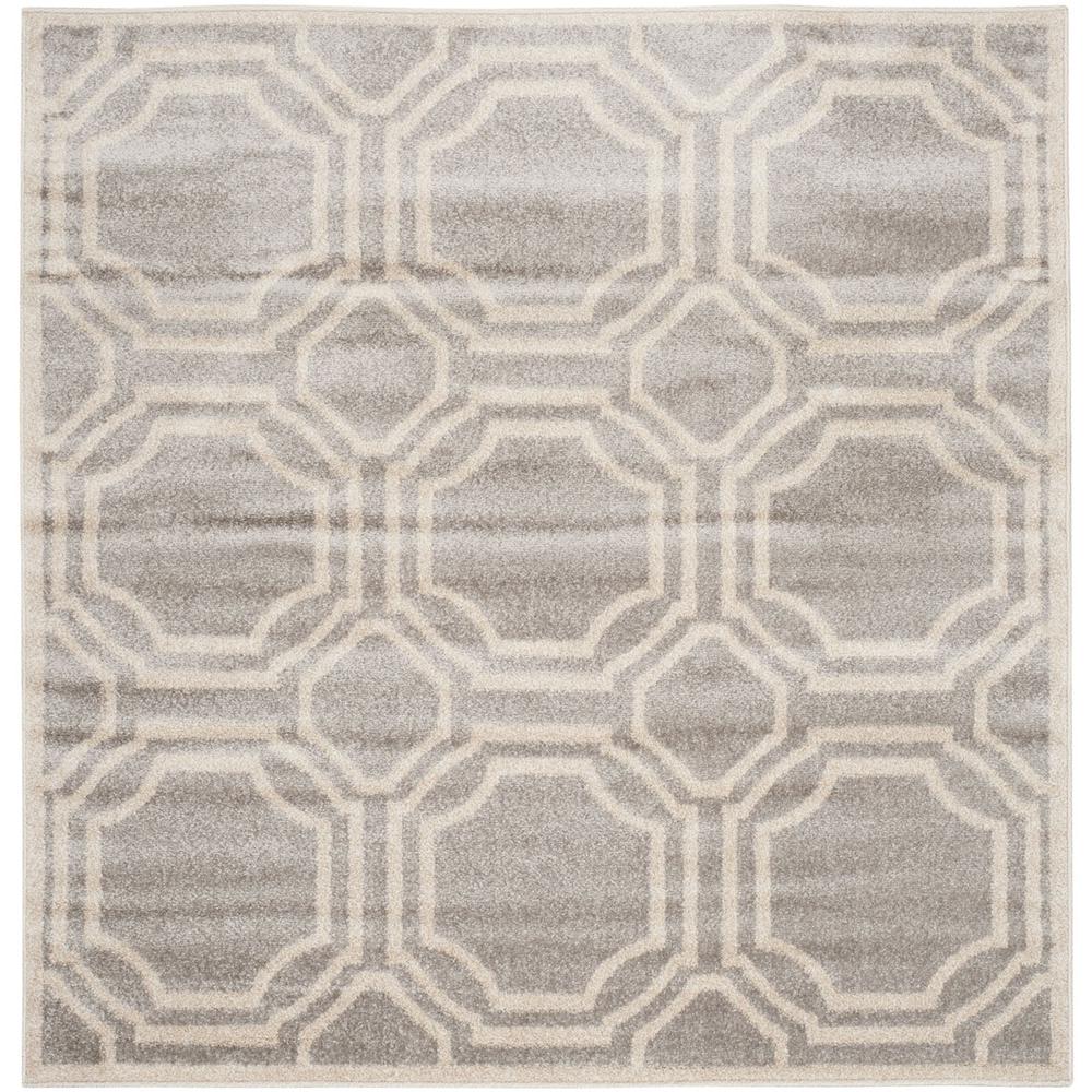 AMHERST, LIGHT GREY / IVORY, 7' X 7' Square, Area Rug, AMT411B-7SQ