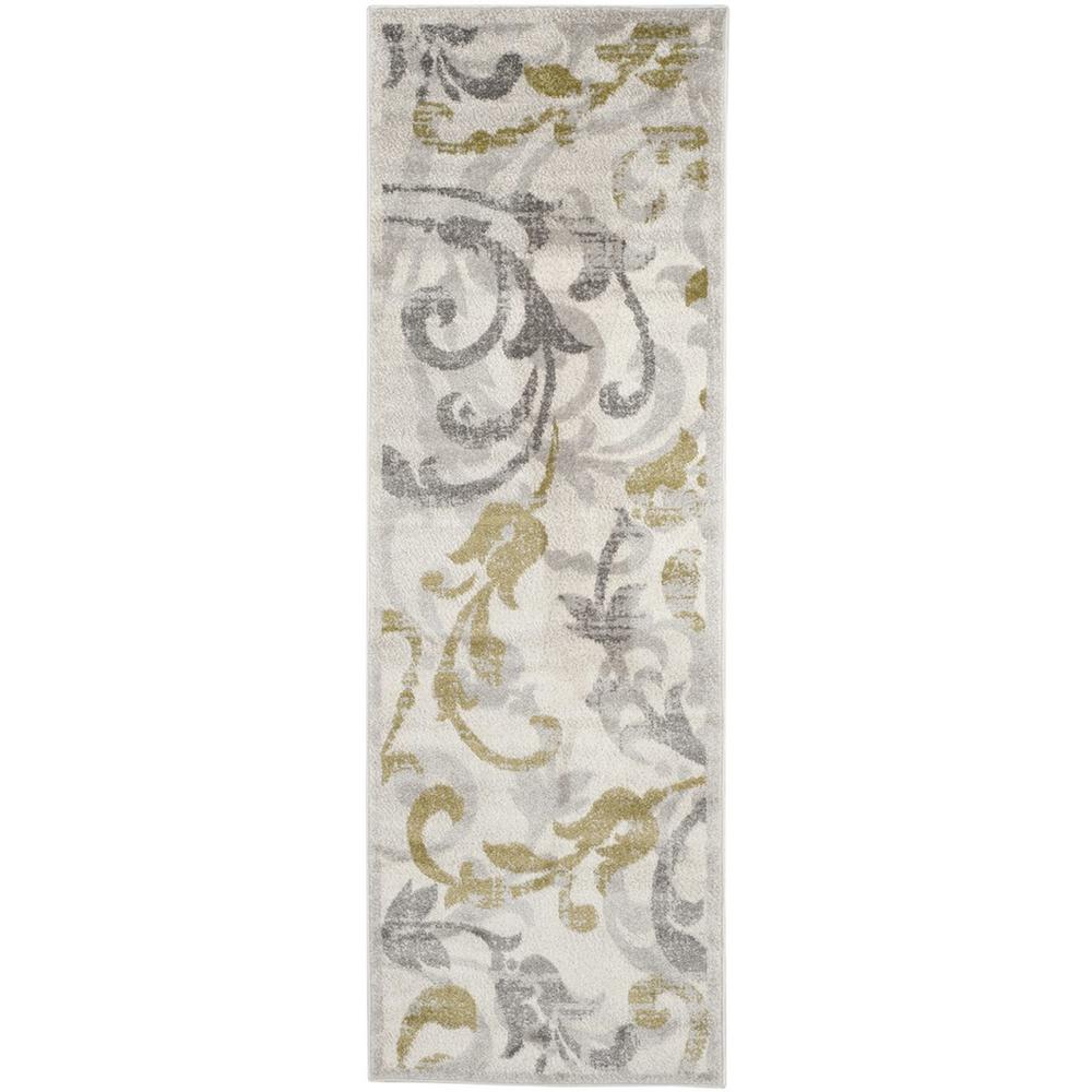 AMHERST, IVORY / LIGHT GREY, 2'-3" X 7', Area Rug, AMT428E-27