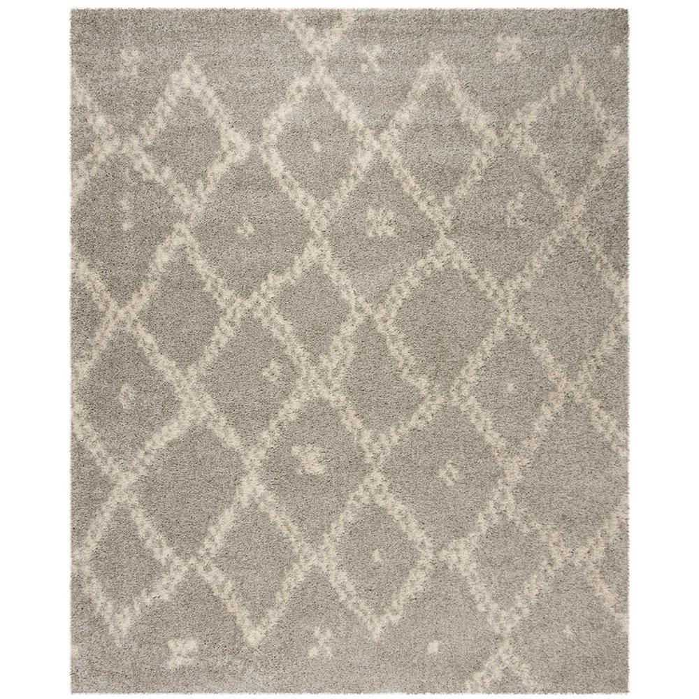ARIZONA SHAG, GREY / IVORY, 9' X 12', Area Rug, ASG747D-9
