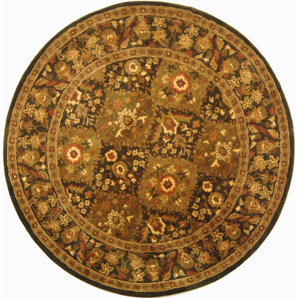 ANTIQUITY, OLIVE, 6' X 6' Round, Area Rug
