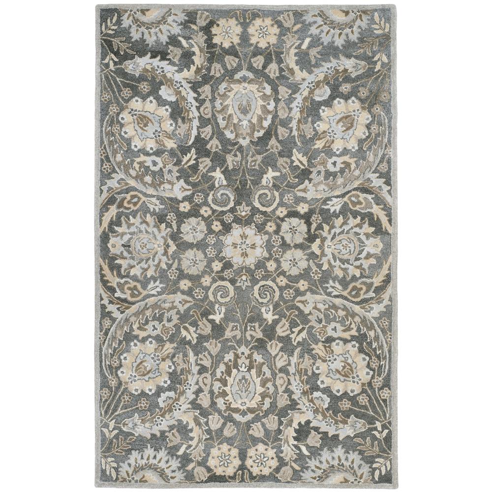 BELLA, GREY / MULTI, 6' X 9', Area Rug, BEL923B-6