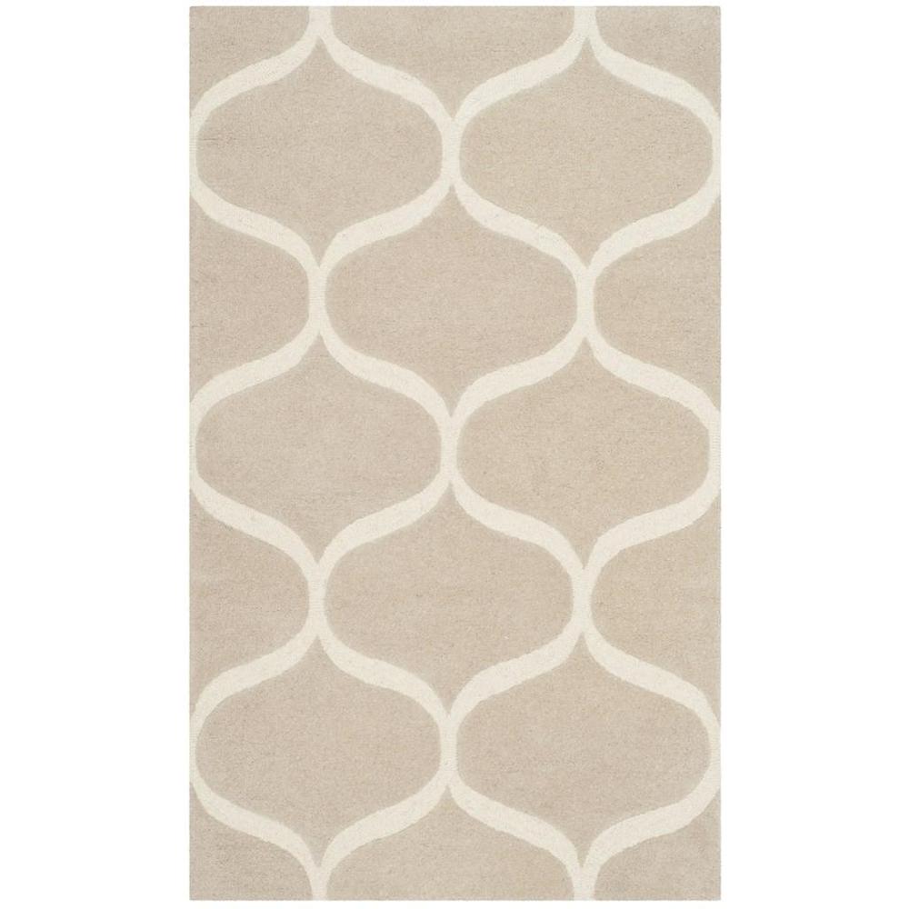 CAMBRIDGE, LIGHT BEIGE / IVORY, 4' X 6', Area Rug