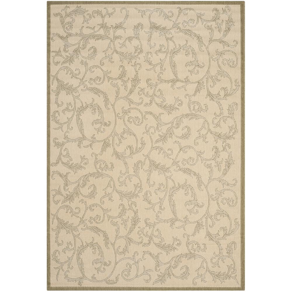 COURTYARD, NATURAL / OLIVE, 2'-3" X 10', Area Rug, CY2653-1E01-210