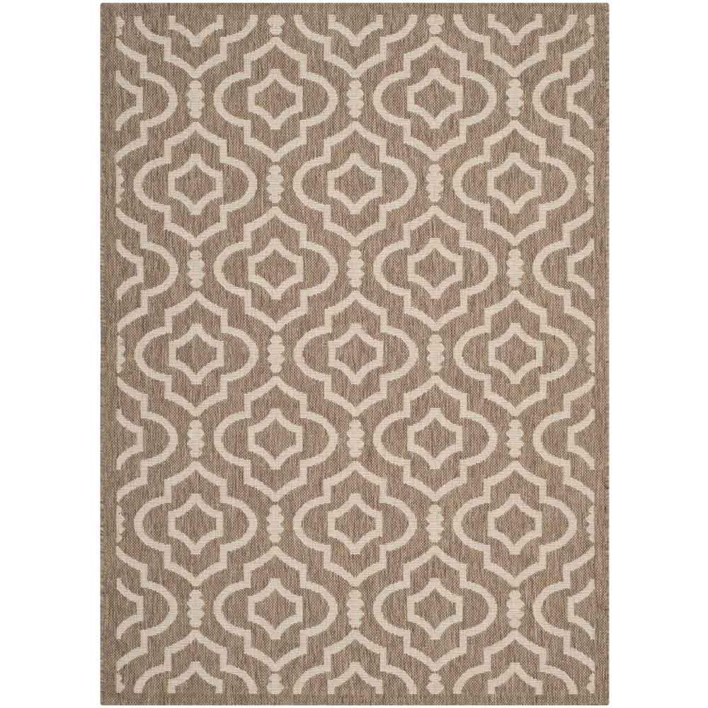 COURTYARD, BROWN / BONE, 6'-7" X 9'-6", Area Rug, CY6926-242-6