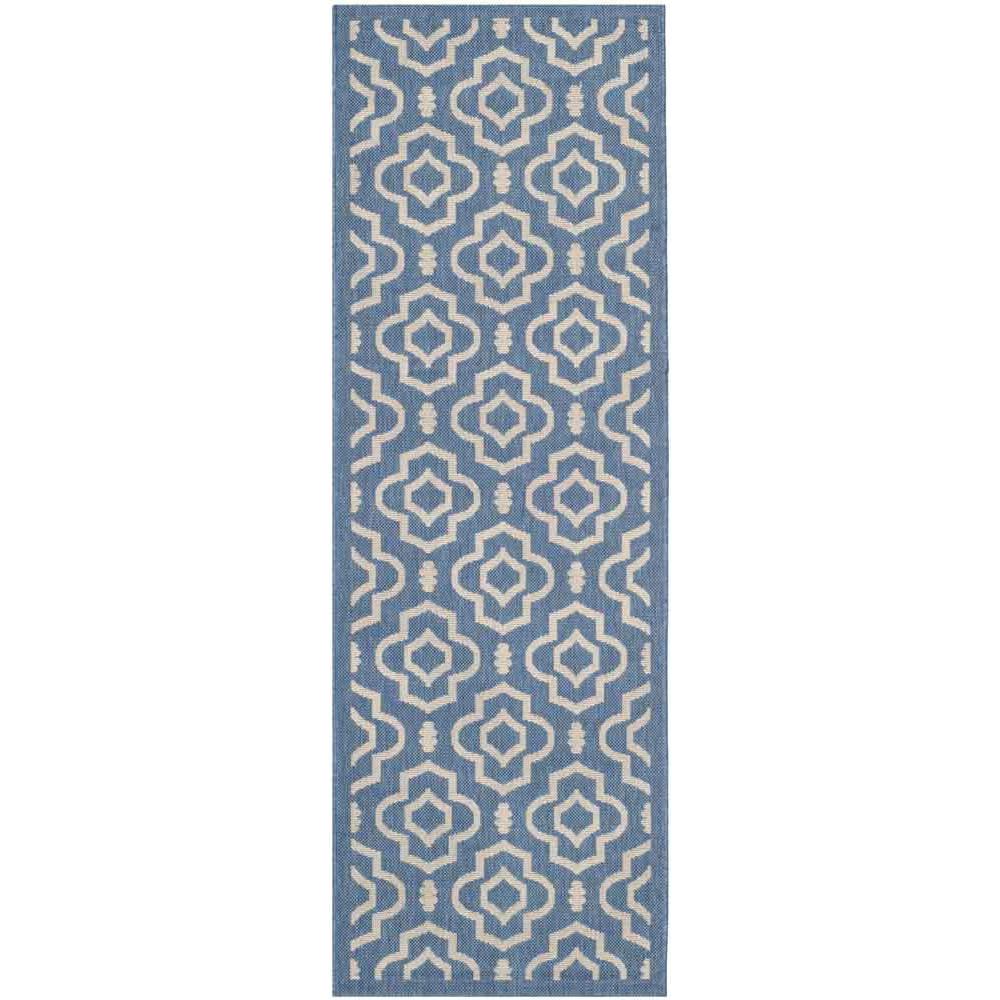 COURTYARD, BLUE / BEIGE, 2'-3" X 6'-7", Area Rug, CY6926-243-27