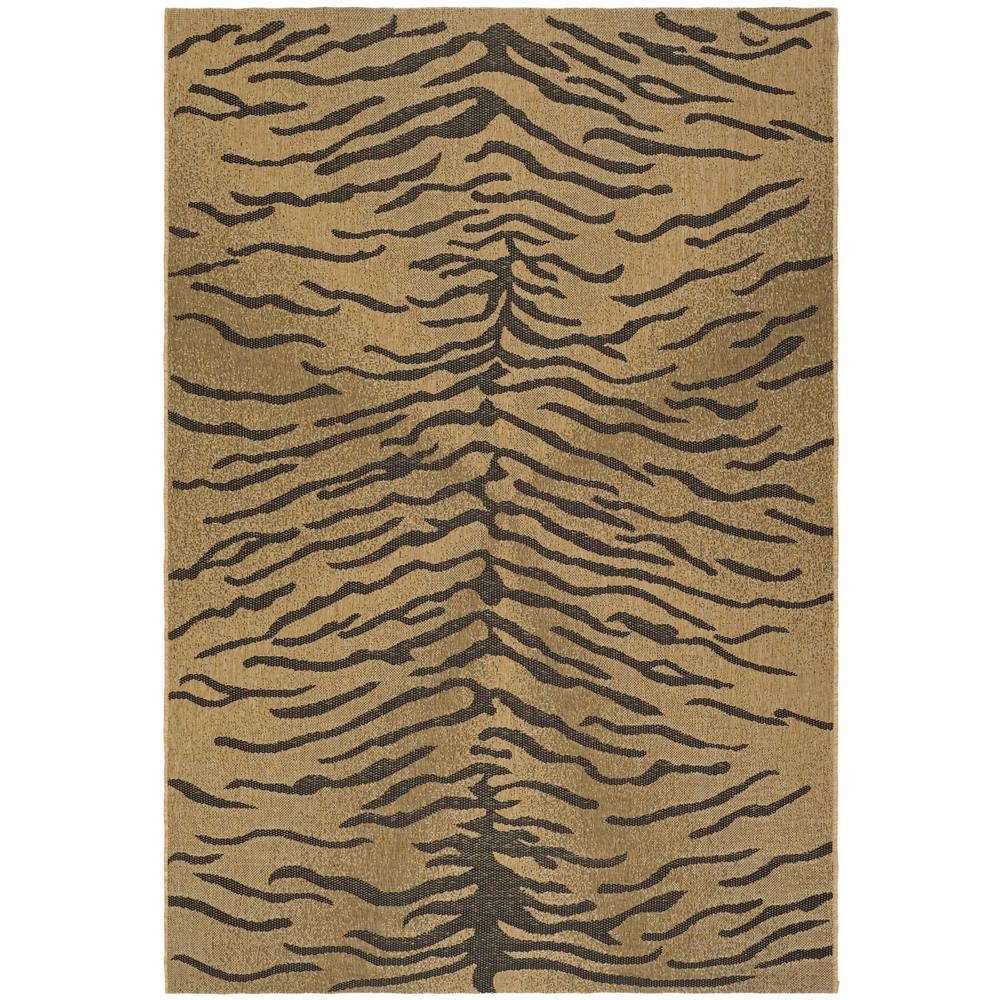 COURTYARD, GOLD / NATURAL, 4' X 5'-7", Area Rug, CY6953-49-4