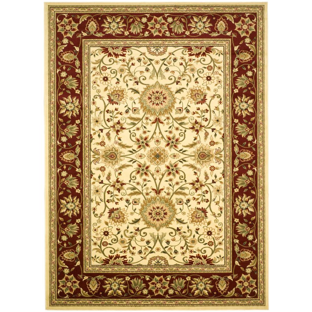 LYNDHURST, IVORY / RED, 9' X 12', Area Rug, LNH212K-9