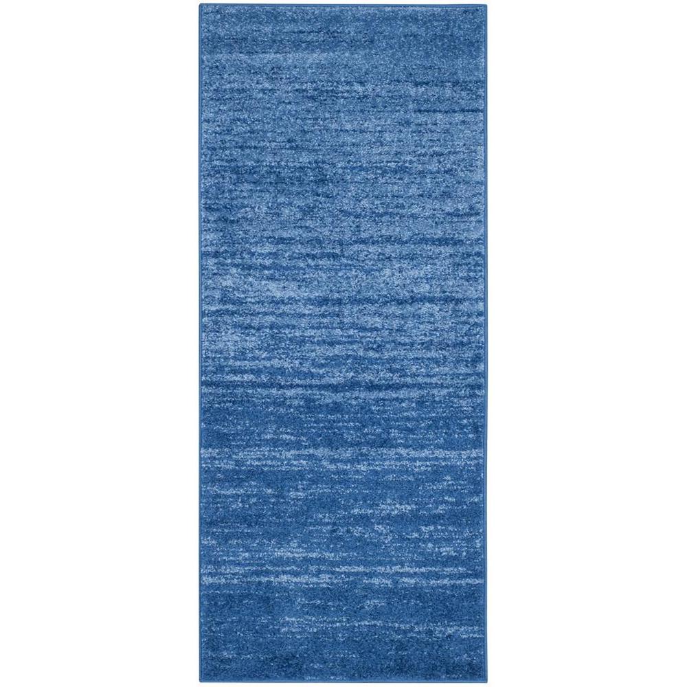 Adirondack, LIGHT BLUE / DARK BLUE, 2'-6" X 14', Area Rug, ADR113F-214