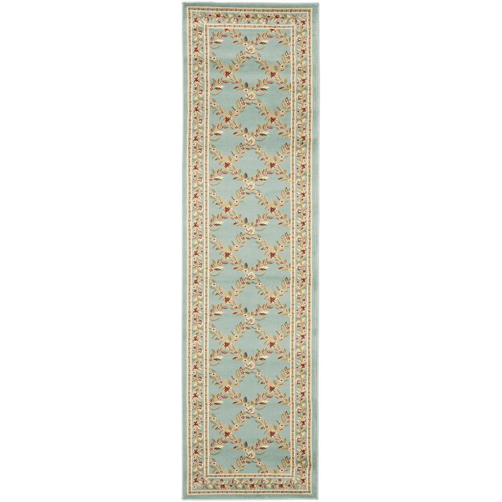 LYNDHURST, BLUE / BLUE, 2'-3" X 8', Area Rug, LNH557-6565-28
