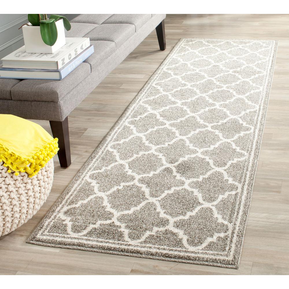 AMHERST, DARK GREY / BEIGE, 2'-3" X 9', Area Rug, AMT422R-29
