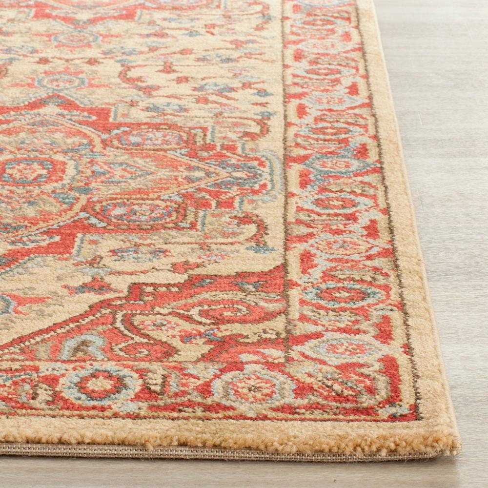 MAHAL, RED / NATURAL, 2'-2" X 20', Area Rug, MAH698A-220