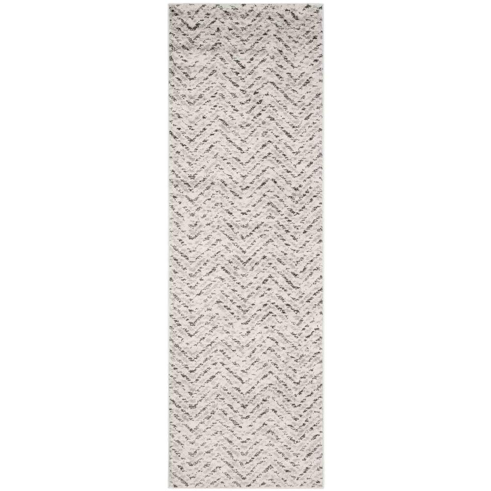 Adirondack, IVORY / CHARCOAL, 2'-6" X 8', Area Rug, ADR104N-28