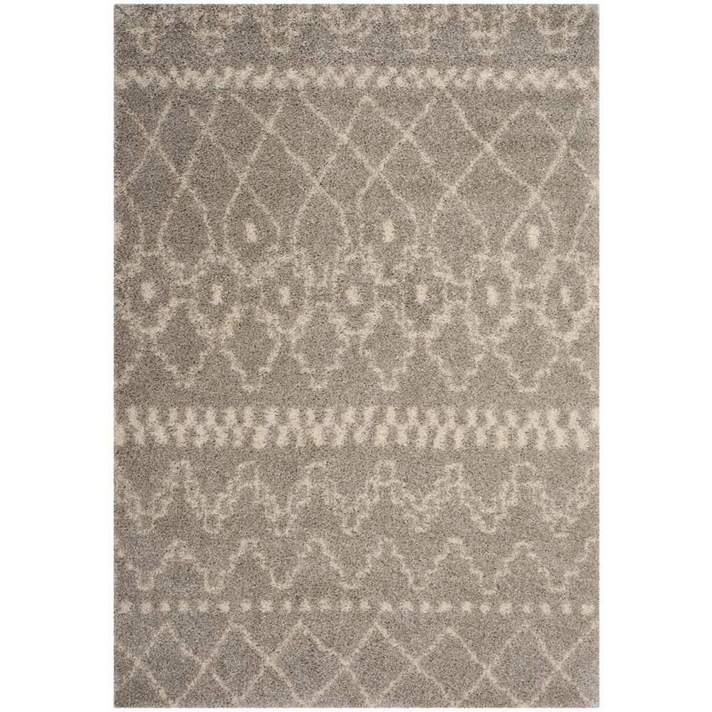 ARIZONA SHAG, GREY / IVORY, 4' X 6', Area Rug, ASG750D-4
