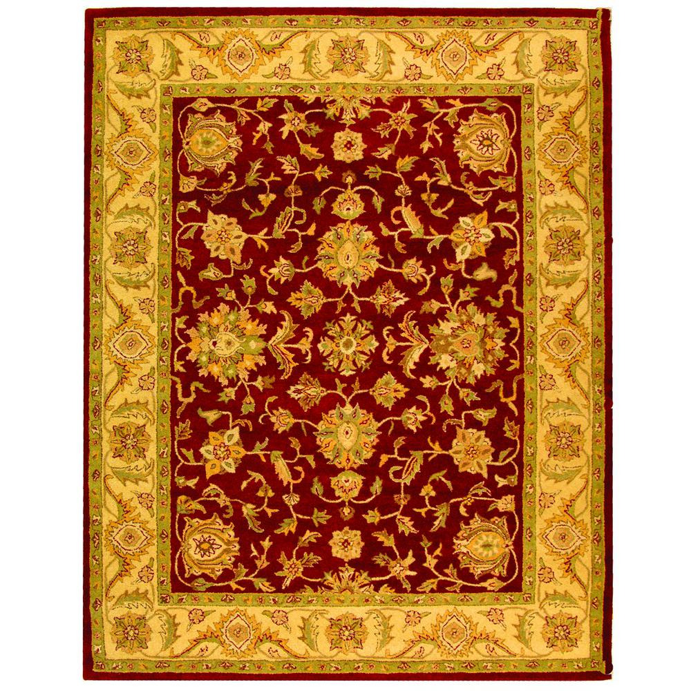 ANTIQUITY, RED / GOLD, 9'-6" X 13'-6", Area Rug