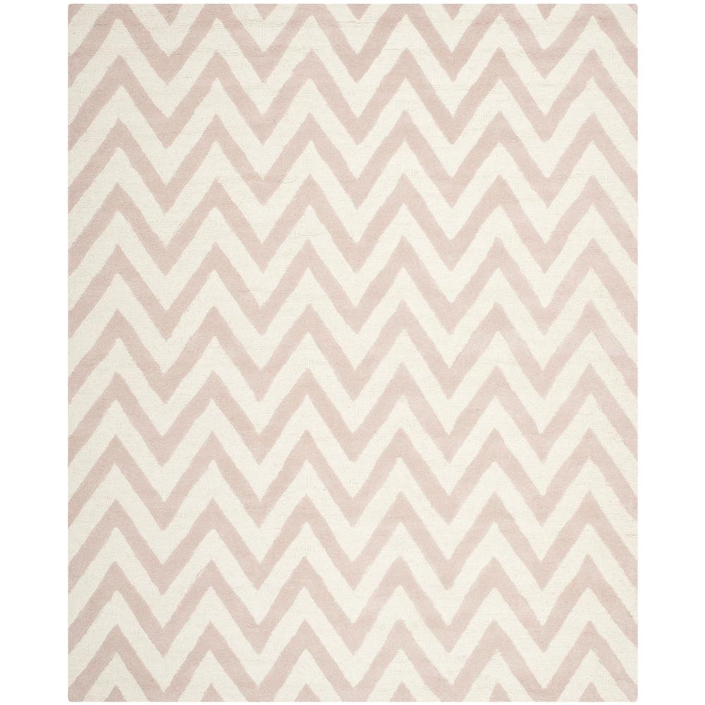 CAMBRIDGE, LIGHT PINK / IVORY, 9' X 12', Area Rug, CAM139M-9