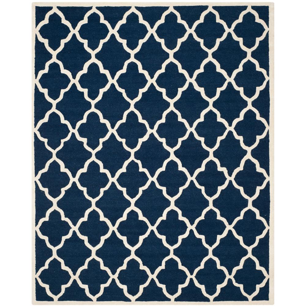 CAMBRIDGE, NAVY / IVORY, 8' X 10', Area Rug, CAM312M-8