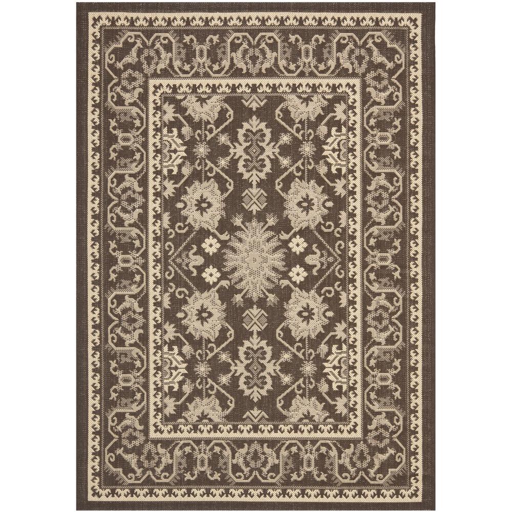COURTYARD, CHOCOLATE / CREAM, 2' X 3'-7", Area Rug, CY6727-204-2