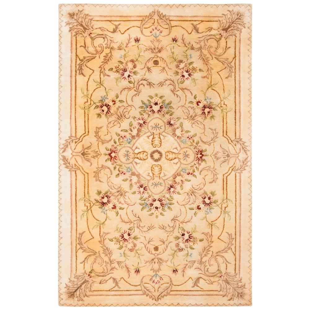 EMPIRE, BEIGE / LIGHT GOLD, 6' X 9', Area Rug