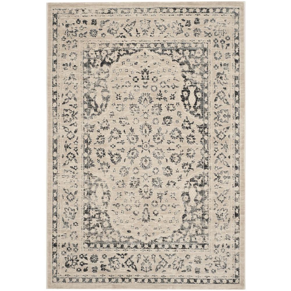 EVOKE, BEIGE / BLUE, 4' X 6', Area Rug, EVK508C-4