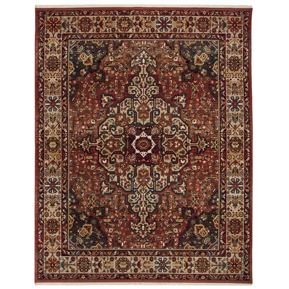KASHAN, RED / IVORY, 8' X 10', Area Rug, KSN305L-8