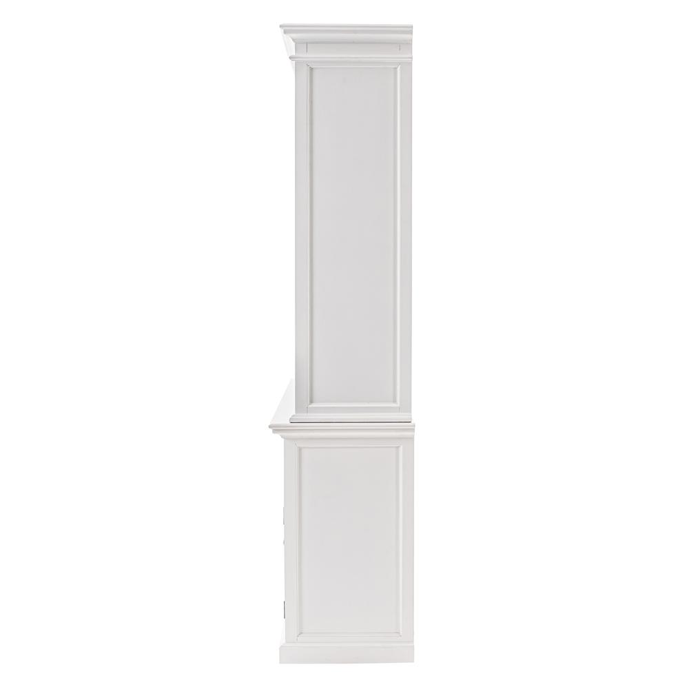 Classic White Kitchen Hutch Cabinet, Belen Kox