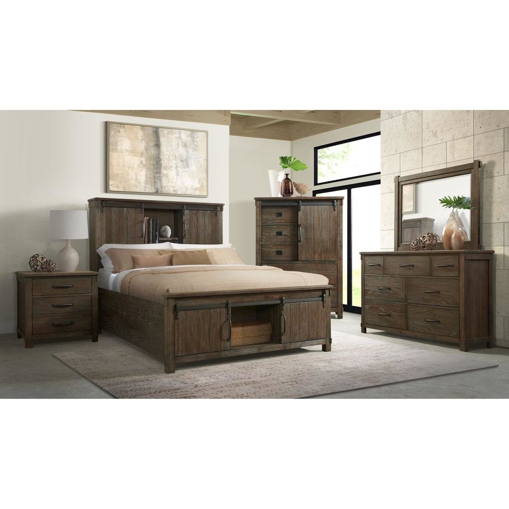 Jack Queen Platform Storage Bed