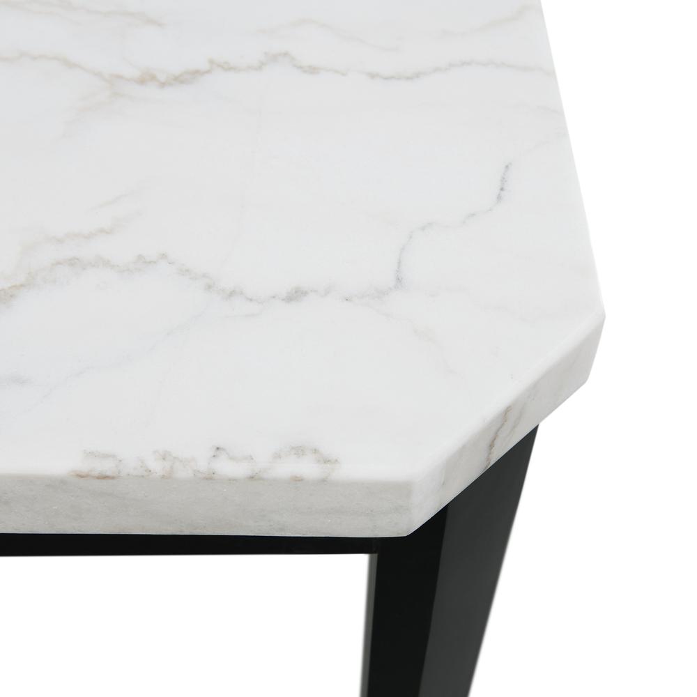Celine White Marble Standard Height Dining Table