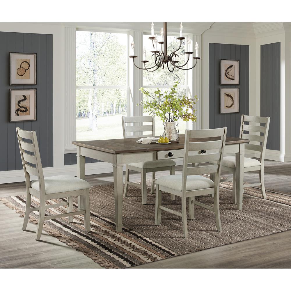 5PC Standard Height Dining Set -Rectangular Table and Four Chairs