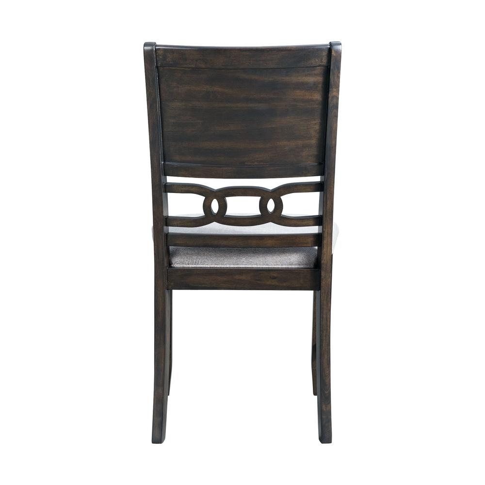 Elegant Wooden Dining Chair Set in Walnut Finish for Kitchen and Dining