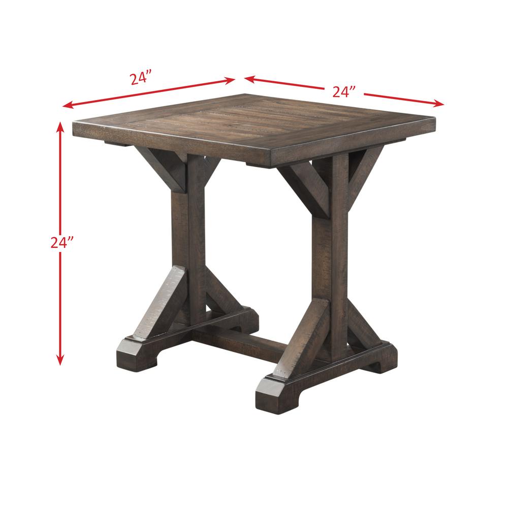 Flynn Trestle End Table