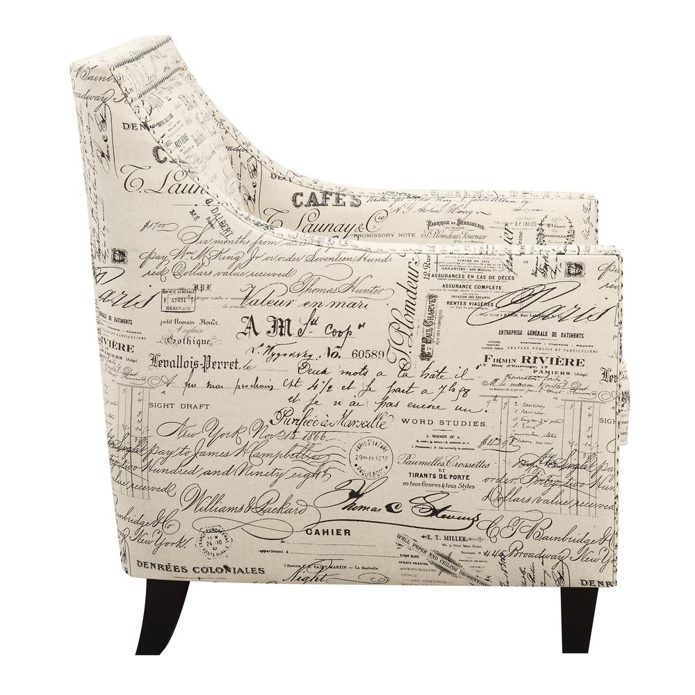 Emery French Script Chair