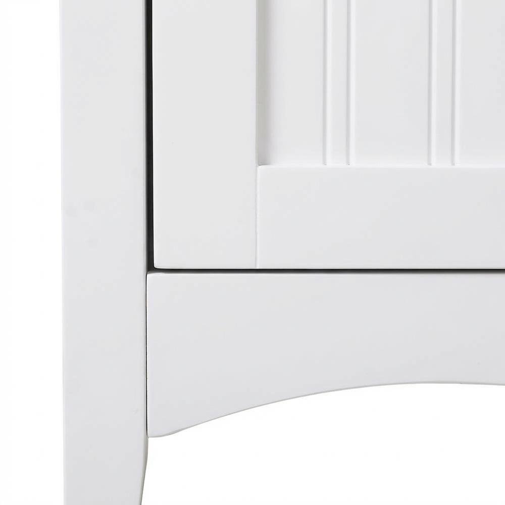 Metal and wood kitchen storage pantry with one door, space-saving design