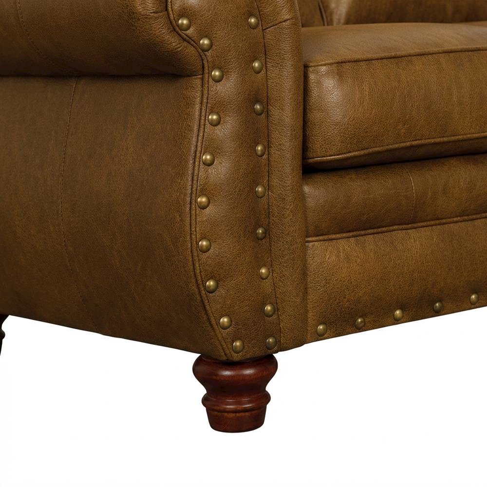 4-Piece Sofa Loveseat Chair and Ottoman Set for Living Room, Traditional
