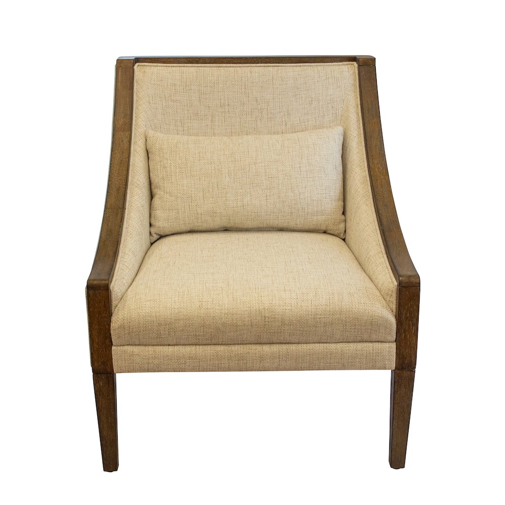 OS Home Occasional Side Accent Chair Model DS305 Desert Ivory