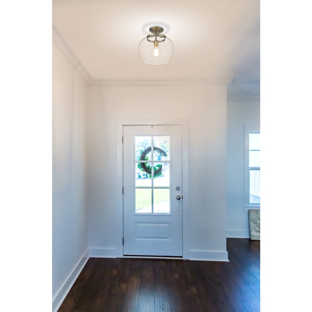 Z-Lite 1 Light Semi Flush Mount