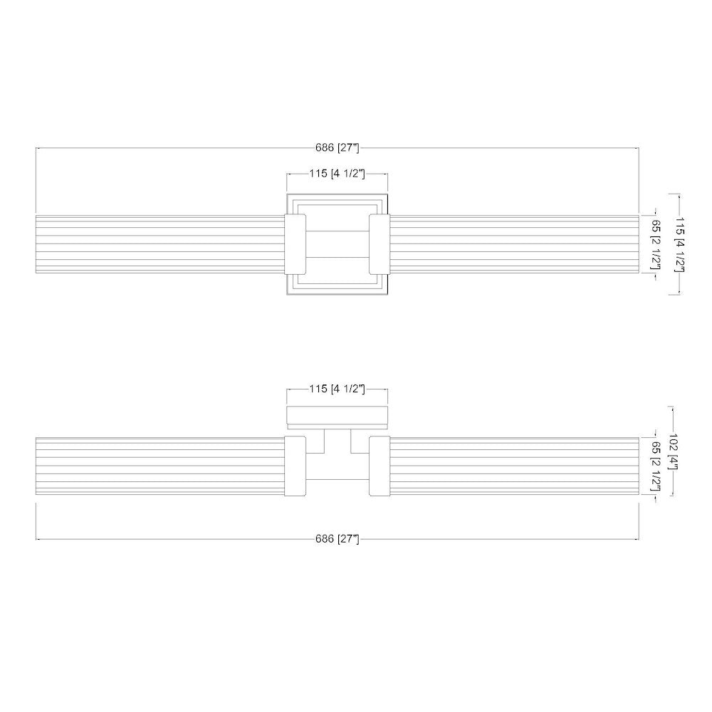 Z-Lite 2 Light Wall Sconce