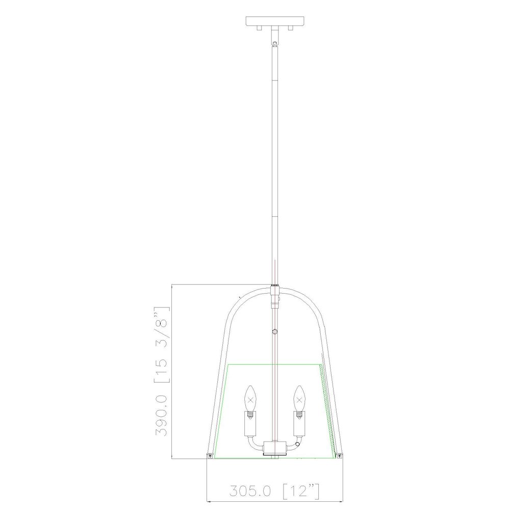 Z-Lite 3 Light Pendant