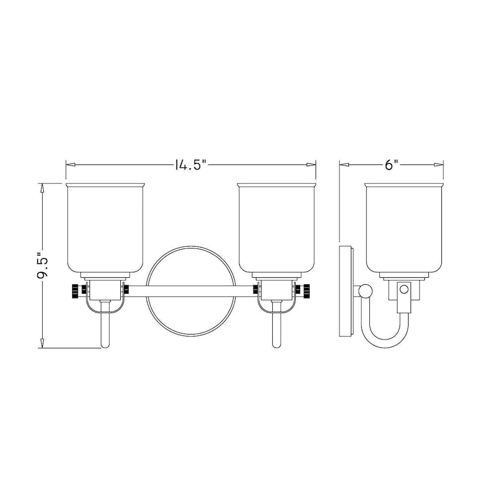 Z-Lite 2 Light Vanity