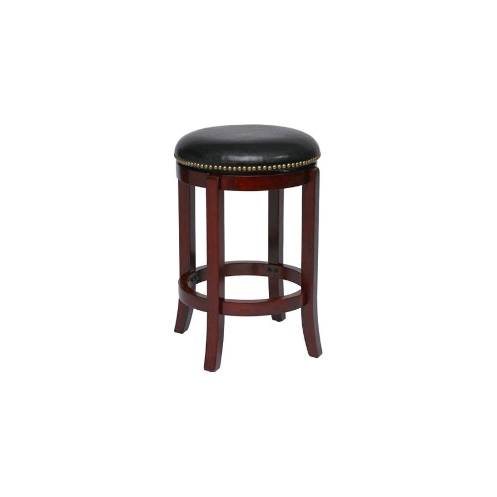 24" Cordova Swivel Stool, Cherry