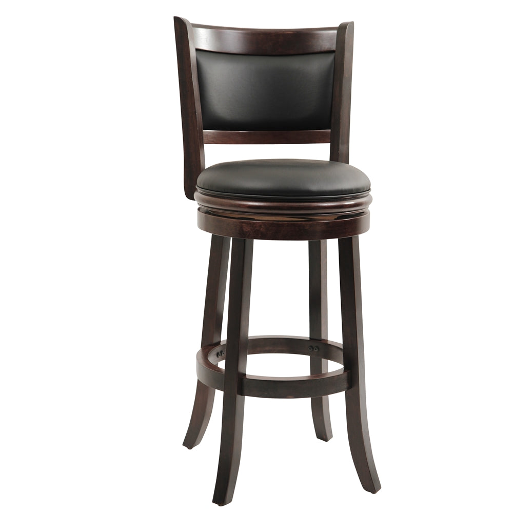 29" Augusta Swivel Stool, Cappuccino