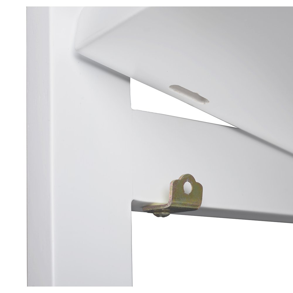 Flip Flop 67" High Folding Bookcase- White